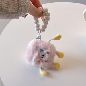 Plush Embroidered Christmas Hat Dust Cover, Suitable for Apple for Airpods