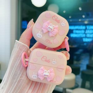 3D Candy Bear Butterfly Case for Samsung Buds 3 Pro, New Buds Core Earphone Cover, Full Protection Galaxy Buds 2 Pro Women's Edition